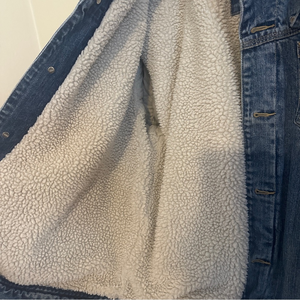 Old Navy Vintage Lined Denim Jacket - Picture 3 of 5